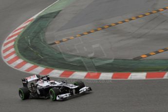 World © Octane Photographic Ltd. Formula 1 Winter testing, Barcelona – Circuit de Catalunya, 28th February 2013. Williams FW35, Valtteri Bottas. Digital Ref: