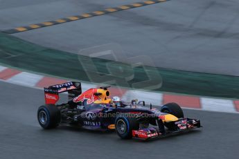 World © Octane Photographic Ltd. Formula 1 Winter testing, Barcelona – Circuit de Catalunya, 1st March 2013. Infiniti Red Bull Racing RB9. Sebastian Vettel. Digital Ref: 0582lw1d8150