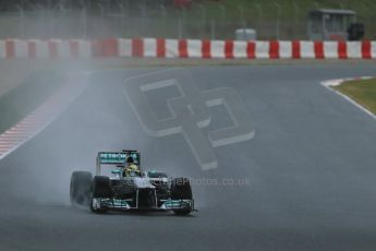 World © Octane Photographic Ltd. Formula 1 Winter testing, Barcelona – Circuit de Catalunya, 1st March 2013. Mercedes AMG Petronas F1 W04 – Nico Rosberg. Digital Ref: 0582lw1d8264