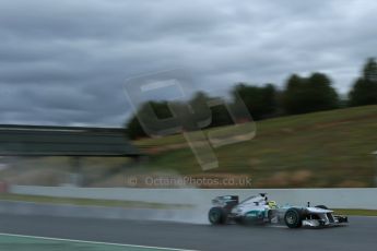 World © Octane Photographic Ltd. Formula 1 Winter testing, Barcelona – Circuit de Catalunya, 1st March 2013. Mercedes AMG Petronas F1 W04 – Nico Rosberg. Digital Ref: 0582lw1d8272