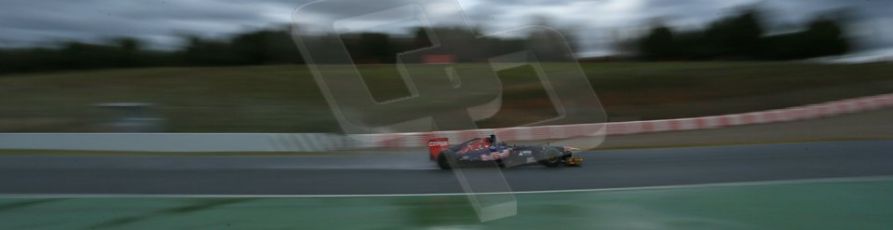 World © Octane Photographic Ltd. Formula 1 Winter testing, Barcelona – Circuit de Catalunya, 1st March 2013. Toro Rosso STR8, Daniel Ricciardo. Digital Ref: 0582lw1d8308