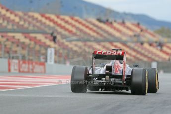 World © Octane Photographic Ltd. Formula 1 Winter testing, Barcelona – Circuit de Catalunya, 1st March 2013. Toro Rosso STR8, Daniel Ricciardo. Digital Ref: 0582lw1d8630