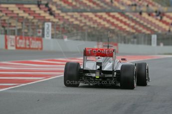 World © Octane Photographic Ltd. Formula 1 Winter testing, Barcelona – Circuit de Catalunya, 1st March 2013. Vodafone McLaren Mercedes MP4/28. Jenson Button. Digital Ref: 0582lw1d8664