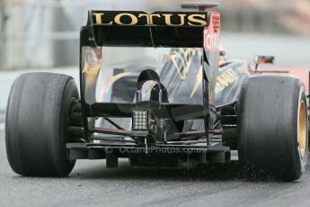 World © Octane Photographic Ltd. Formula 1 Winter testing, Barcelona – Circuit de Catalunya, 1st March 2013. Lotus E31, Romain Grosjean. Digital Ref: 0582lw1d8730