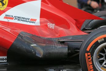 World © Octane Photographic Ltd. Formula 1 Winter testing, Barcelona – Circuit de Catalunya, 2nd March 2013. Ferrari F138 exhaust detail – Felipe Massa. Digital Ref: 0583lw1d8898