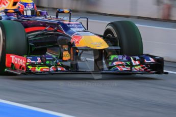 World © Octane Photographic Ltd. Formula 1 Winter testing, Barcelona – Circuit de Catalunya, 2nd March 2013. Infiniti Red Bull Racing RB9. Mark Webber. Digital Ref: 0583lw1d8991