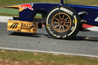 World © Octane Photographic Ltd. Formula 1 Winter testing, Barcelona – Circuit de Catalunya, 2nd March 2013. Toro Rosso STR8, Jean-Eric Vergne. Digital Ref: 0583lw1d9471