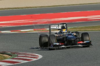 World © Octane Photographic Ltd. Formula 1 Winter testing, Barcelona – Circuit de Catalunya, 2nd March 2013. Sauber C32, Esteban Gutierrez. Digital Ref: 0583lw1d9624