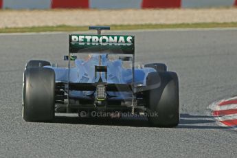 World © Octane Photographic Ltd. Formula 1 Winter testing, Barcelona – Circuit de Catalunya, 2nd March 2013. Mercedes AMG Petronas F1 W04 – Lewis Hamilton. Digital Ref: 0583lw1d9643