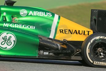 World © Octane Photographic Ltd. Formula 1 Winter testing, Barcelona – Circuit de Catalunya, 2nd March 2013. Caterham CT03, Giedo van der Garde. Digital Ref: 0583lw1d9657