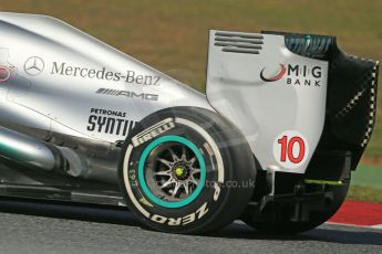 World © Octane Photographic Ltd. Formula 1 Winter testing, Barcelona – Circuit de Catalunya, 2nd March 2013. Mercedes AMG Petronas F1 W04 – Lewis Hamilton. Digital Ref: 0583lw1d9725