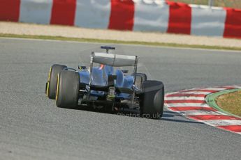 World © Octane Photographic Ltd. Formula 1 Winter testing, Barcelona – Circuit de Catalunya, 2nd March 2013. Sauber C32, Esteban Gutierrez. Digital Ref: 0583lw1d9757