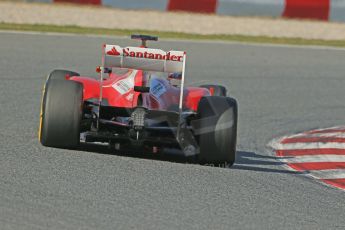 World © Octane Photographic Ltd. Formula 1 Winter testing, Barcelona – Circuit de Catalunya, 2nd March 2013. Ferrari F138 – Felipe Massa. Digital Ref: 0583lw1d9768