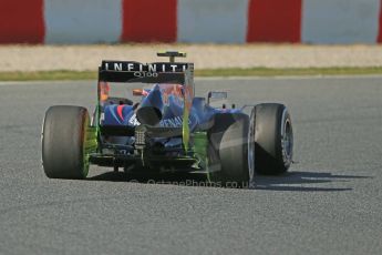 World © Octane Photographic Ltd. Formula 1 Winter testing, Barcelona – Circuit de Catalunya, 2nd March 2013. Infiniti Red Bull Racing RB9. Mark Webber. Digital Ref: 0583lw1d9898