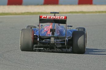 World © Octane Photographic Ltd. Formula 1 Winter testing, Barcelona – Circuit de Catalunya, 2nd March 2013. Toro Rosso STR8, Jean-Eric Vergne. Digital Ref: 0583lw1d9922