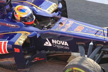 World © Octane Photographic Ltd. Formula 1 Winter testing, Barcelona – Circuit de Catalunya, 2nd March 2013. Toro Rosso STR8, Jean-Eric Vergne. Digital Ref: 0583lw7d0499