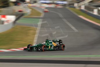 World © Octane Photographic Ltd. Formula 1 Winter testing, Barcelona – Circuit de Catalunya, 2nd March 2013. Caterham CT03, Giedo van der Garde. Digital Ref: 0583lw7d0811