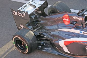 World © Octane Photographic Ltd. Formula 1 Winter testing, Barcelona – Circuit de Catalunya, 3rd March 2013. Sauber C32, Nico Hulkenberg. Digital Ref: 0584lw1d0155