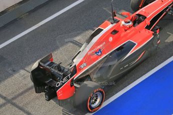 World © Octane Photographic Ltd. Formula 1 Winter testing, Barcelona – Circuit de Catalunya, 3rd March 2013. Marussia MR02, Jules Bianchi. Digital Ref: 0584lw1d0182