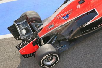 World © Octane Photographic Ltd. Formula 1 Winter testing, Barcelona – Circuit de Catalunya, 3rd March 2013. Marussia MR02, Jules Bianchi. Digital Ref: 0584lw1d0398