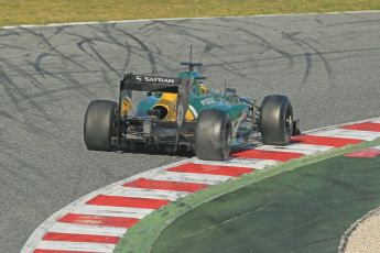World © Octane Photographic Ltd. Formula 1 Winter testing, Barcelona – Circuit de Catalunya, 3rd March 2013. Caterham CT03, Charles Pic. Digital Ref: 0584lw1d0471