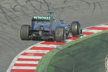 World © Octane Photographic Ltd. Formula 1 Winter testing, Barcelona – Circuit de Catalunya, 3rd March 2013. Mercedes AMG Petronas  F1 W04 – Nico Rosberg. Digital Ref: 0584lw1d0489
