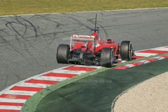 World © Octane Photographic Ltd. Formula 1 Winter testing, Barcelona – Circuit de Catalunya, 3rd March 2013. Ferrari F138 – Fernando Alonso. Digital Ref: 0584lw1d0567
