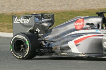 World © Octane Photographic Ltd. Formula 1 Winter testing, Barcelona – Circuit de Catalunya, 3rd March 2013. Sauber C32, Nico Hulkenberg. Digital Ref: 0584lw1d0592