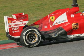 World © Octane Photographic Ltd. Formula 1 Winter testing, Barcelona – Circuit de Catalunya, 3rd March 2013. Ferrari F138 – Fernando Alonso. Digital Ref: 0584lw1d0614