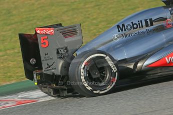 World © Octane Photographic Ltd. Formula 1 Winter testing, Barcelona – Circuit de Catalunya, 3rd March 2013. Vodafone McLaren Mercedes MP4/28. Jenson Button. Digital Ref: 0584lw1d0627