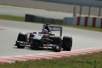 World © Octane Photographic Ltd. Formula 1 Winter testing, Barcelona – Circuit de Catalunya, 3rd March 2013. Sauber C32, Nico Hulkenberg. Digital Ref: 0584lw1d0741