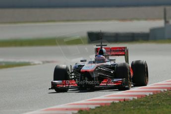 World © Octane Photographic Ltd. Formula 1 Winter testing, Barcelona – Circuit de Catalunya, 3rd March 2013. Vodafone McLaren Mercedes MP4/28. Jenson Button. Digital Ref: 0584lw1d0780
