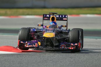 World © Octane Photographic Ltd. Formula 1 Winter testing, Barcelona – Circuit de Catalunya, 3rd March 2013. Infiniti Red Bull Racing RB9. Sebastian Vettel. Digital Ref: 0584lw1d1096