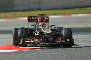 World © Octane Photographic Ltd. Formula 1 Winter testing, Barcelona – Circuit de Catalunya, 3rd March 2013. Lotus E31, Kimi Raikkonen. Digital Ref: 0584lw1d1113