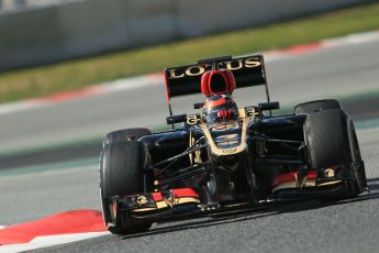 World © Octane Photographic Ltd. Formula 1 Winter testing, Barcelona – Circuit de Catalunya, 3rd March 2013. Lotus E31, Kimi Raikkonen. Digital Ref: 0584lw1d1170
