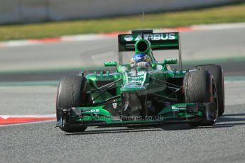 World © Octane Photographic Ltd. Formula 1 Winter testing, Barcelona – Circuit de Catalunya, 3rd March 2013. Caterham CT03, Charles Pic. Digital Ref: 0584lw1d1184