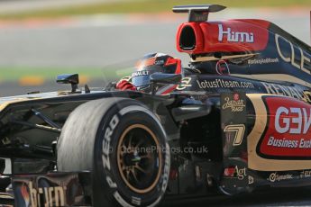 World © Octane Photographic Ltd. Formula 1 Winter testing, Barcelona – Circuit de Catalunya, 3rd March 2013. Lotus E31, Kimi Raikkonen. Digital Ref: 0584lw1d1231