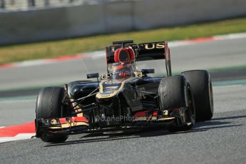 World © Octane Photographic Ltd. Formula 1 Winter testing, Barcelona – Circuit de Catalunya, 3rd March 2013. Lotus E31, Kimi Raikkonen. Digital Ref: 0584lw1d1259