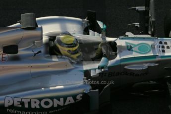 World © Octane Photographic Ltd. Formula 1 Winter testing, Barcelona – Circuit de Catalunya, 3rd March 2013. Mercedes AMG Petronas  F1 W04 – Nico Rosberg. Digital Ref: 0584lw1d9997