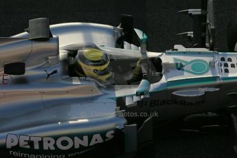 World © Octane Photographic Ltd. Formula 1 Winter testing, Barcelona – Circuit de Catalunya, 3rd March 2013. Mercedes AMG Petronas F1 W04 – Nico Rosberg. Digital Ref: 0584lw1d9997
