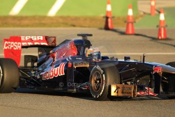 World © Octane Photographic Ltd. Formula 1 Winter testing, Jerez, 8th February 2013. Toro Rosso STR8, Jean-Eric Vergne. Digital Ref: 0574cb7d7345