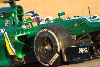 World © Octane Photographic Ltd. Formula 1 Winter testing, Jerez, 8th February 2013. Caterham CT03, Charles Pic. Digital Ref: 0574cb7d7361