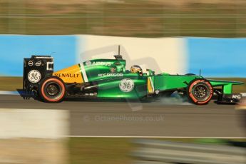 World © Octane Photographic Ltd. Formula 1 Winter testing, Jerez, 8th February 2013. Caterham CT03, Charles Pic. Digital Ref: 0574cb7d7500