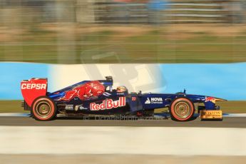 World © Octane Photographic Ltd. Formula 1 Winter testing, Jerez, 8th February 2013. Toro Rosso STR8, Jean-Eric Vergne. Digital Ref: 0574cb7d7503