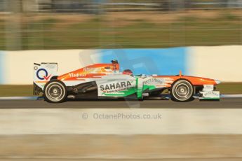 World © Octane Photographic Ltd. Formula 1 Winter testing, Jerez, 8th February 2013. Sahara Force India VJM06 – Jules Bianchi. Digital Ref: 0574cb7d7519