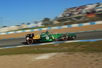World © Octane Photographic Ltd. Formula 1 Winter testing, Jerez, 8th February 2013. Caterham CT03, Charles Pic. Digital Ref: