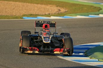 World © Octane Photographic Ltd. Formula 1 Winter testing, Jerez, 8th February 2013. Lotus E31, Kimi Raikkonen. Digital Ref: 0574lw1d9685