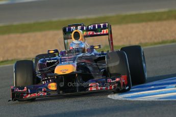 World © Octane Photographic Ltd. Formula 1 Winter testing, Jerez, 8th February 2013. Infiniti Red Bull Racing RB9, Sebastian Vettel. Digital Ref: 0574lw1d9701