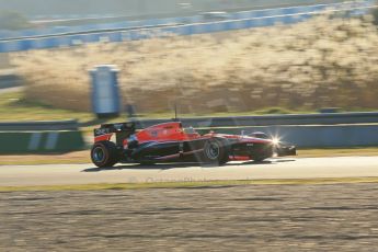 World © Octane Photographic Ltd. Formula 1 Winter testing, Jerez, 8th February 2013. Marussia MR02, Luiz Razia. Digital Ref: 0574lw1d9942