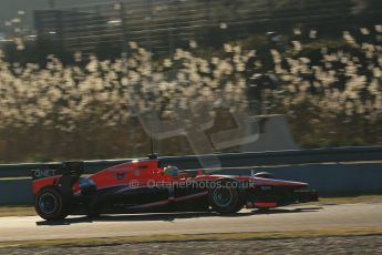 World © Octane Photographic Ltd. Formula 1 Winter testing, Jerez, 8th February 2013. Marussia MR02, Luiz Razia. Digital Ref: 0574lw1d9944